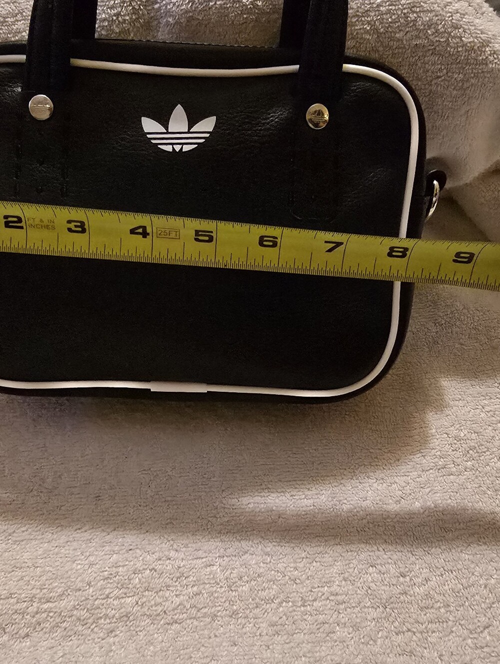 Adidas Originals Adicolor Mini Bowling Bag Crossbody Black NWT - Picture 7 of 15